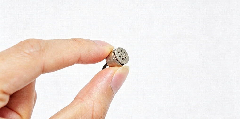 Tiny multi-orifice metal additive probe tip blank with dense micro features